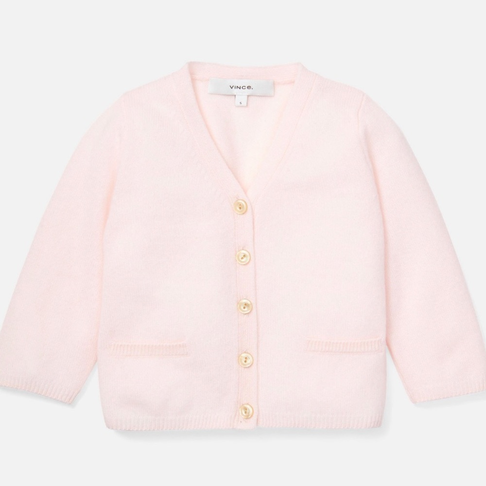 Vince Camuto Baby Cashmere Cardigan size 6-9 months soft pink